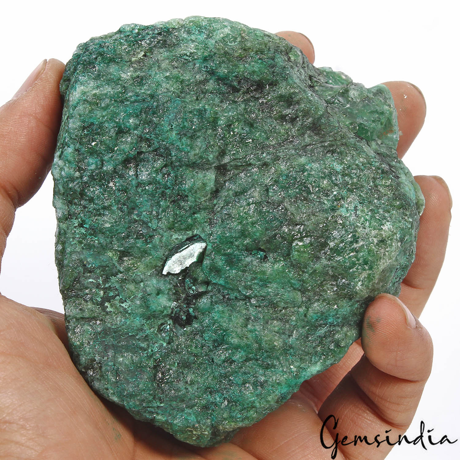 2560 Ct Natural Brazilian Green Emerald Raw Rough Rock Crystal Minerals Huge Ge