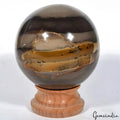 3100 Ct Natural Forest Agate Healing Crystal Mineral Gems Sphere Ball With Stand