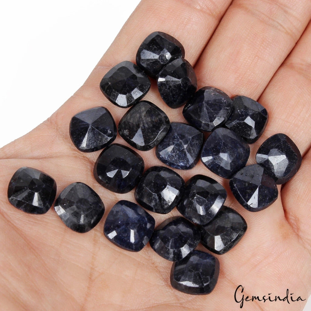 Certified 149.80 Cts/20 Pcs Natural Blue Sapphire Cushion Calibrated 12mm Gems
