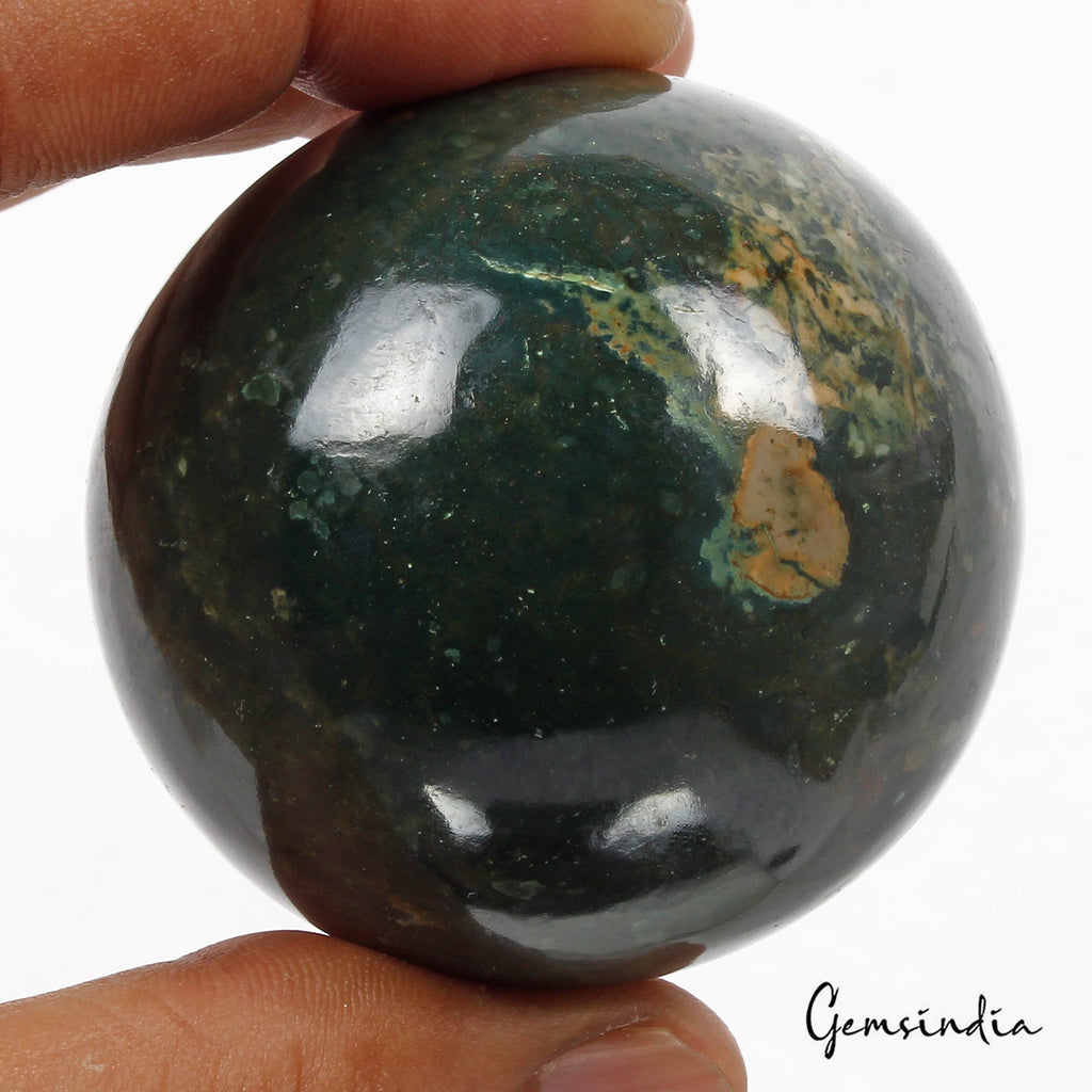 1130 Cts Natural Bloodstone Jasper Crystal Reiki/Healing Mineral Gem Huge Sphere