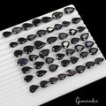 430 Cts/51 Pcs Natural Blue African Sapphire Pear Cut Loose Gems For Jewelry