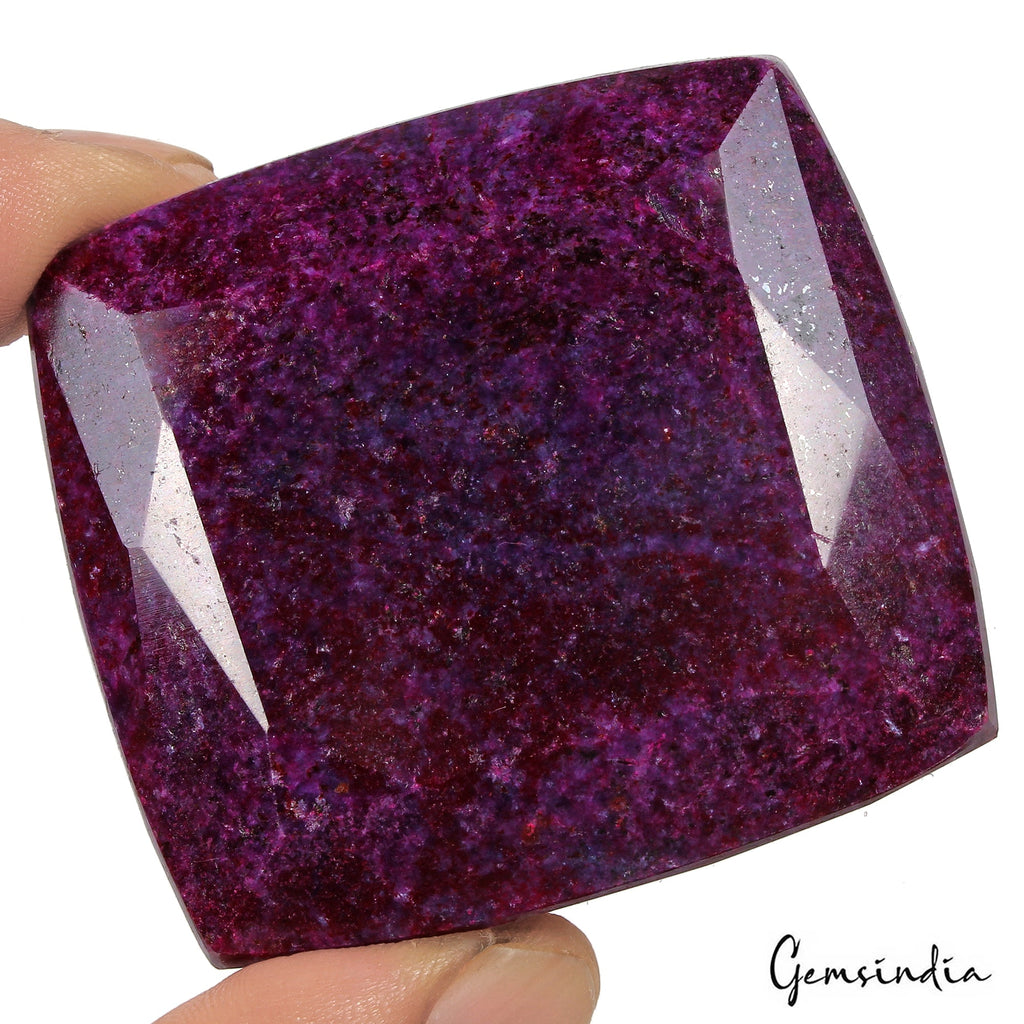 Large Natural Red Ruby 1120 Ct Faceted Cushion Cut Huge Loose Earth Mined Gems
