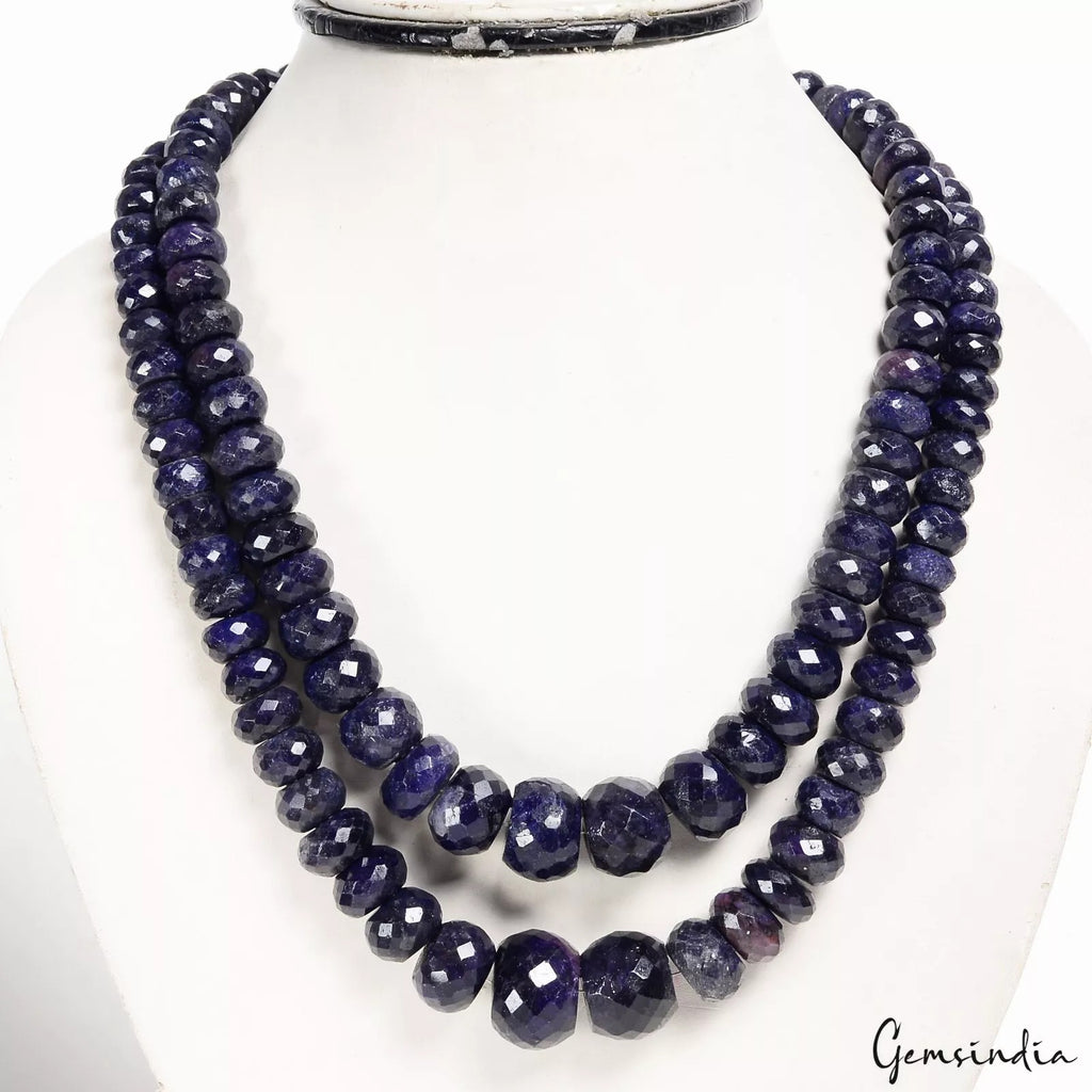 Sapphire Necklace — 8mm to 19mm, 1300 Ct