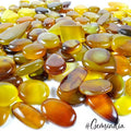Natural 4840 Ct Gorgeous Yellow Onyx Agate Mix Cabochon Loose Gemstones 132 Pcs