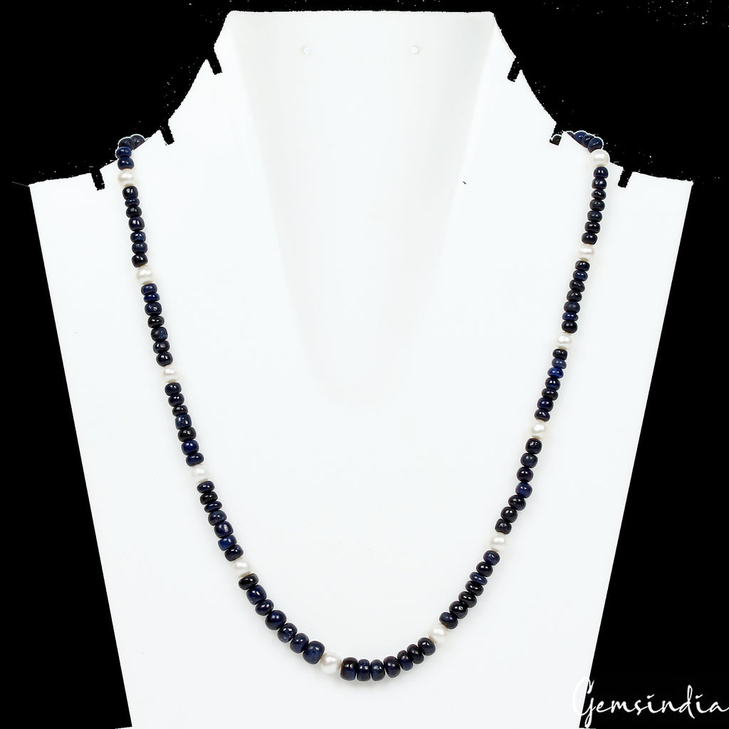 Sapphire Necklace — 3mm to 6mm, 125.50 Ct