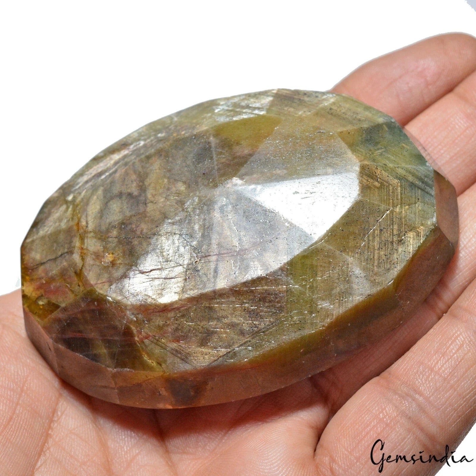 Sapphire Loose Gemstone, Untreated, Brown — 78x56x22mm, 1140 Ct