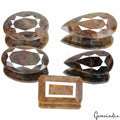 1080 Ct Natural Untreated Brown Sapphire Mix Cut Loose Unheated Gemstones ~ 5 Pc