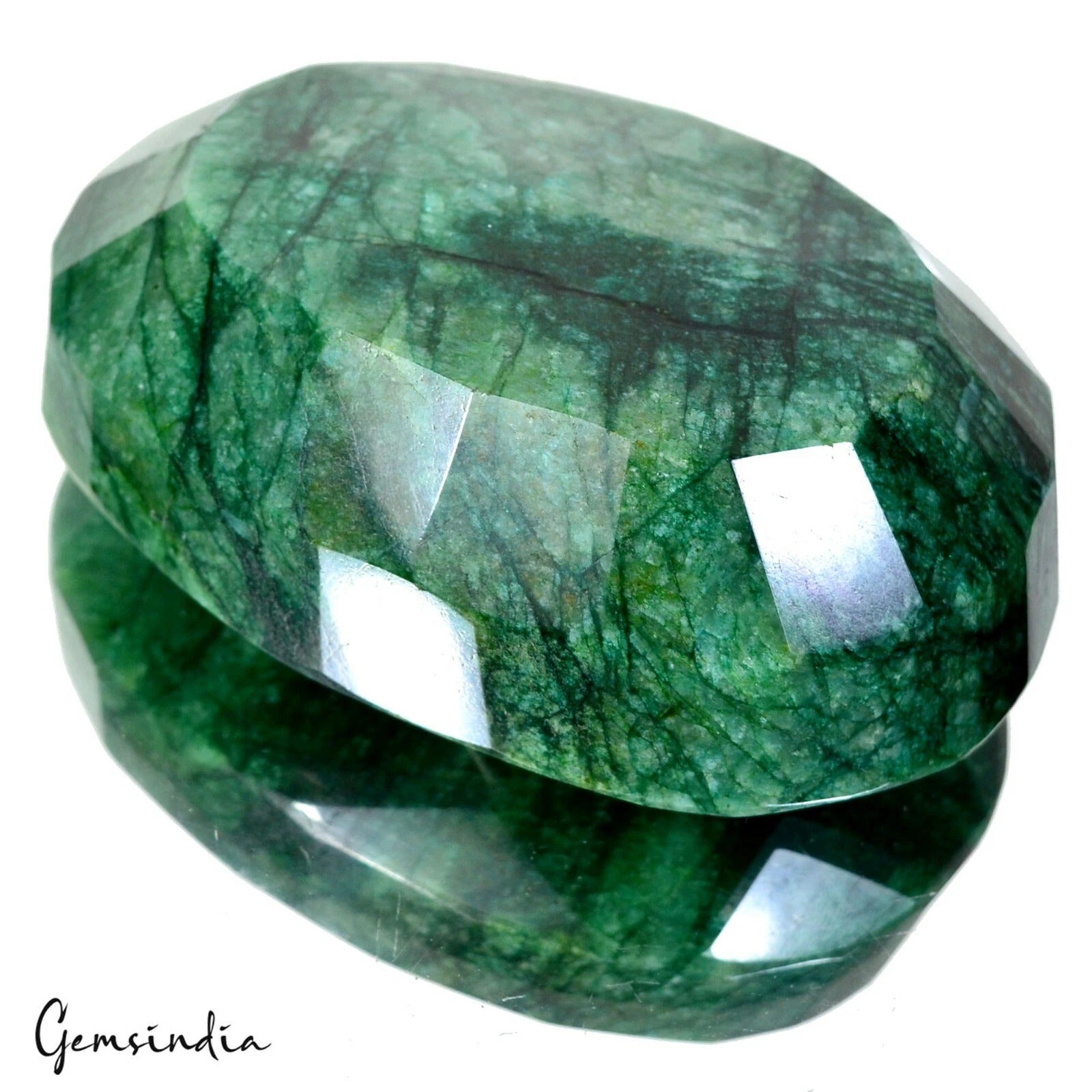 Emerald Loose Gemstone, Green — 108x78x41 mm, 2865 Ct, Brazil