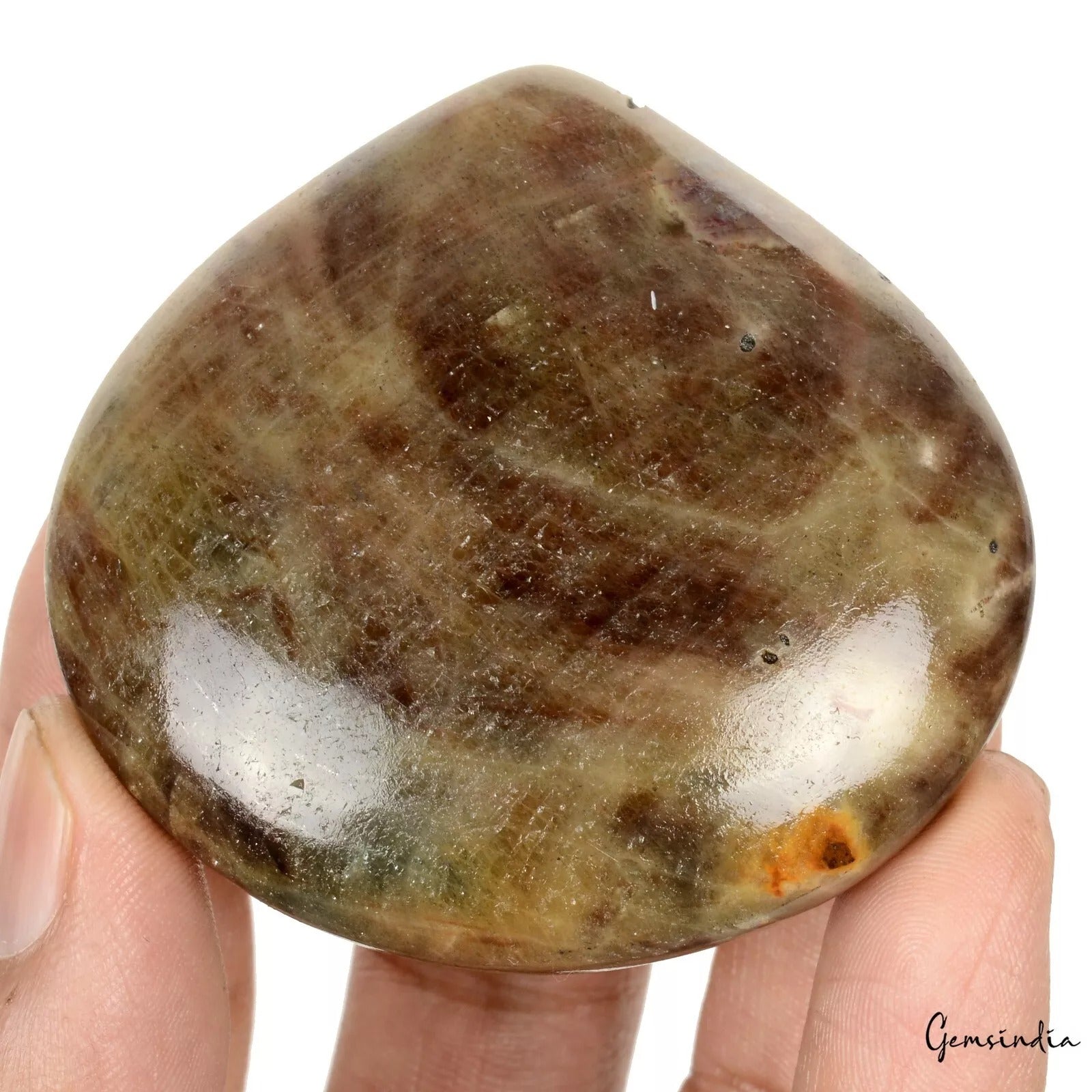 760 Ct Untreated Sapphire Brown Pear Cabochon Huge Certified Gemstone~58x60x23mm