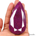 Large Natural Pear Cut Red Ruby 1750 Ct. Faceted Loose Gemstone ~103*52*29mm