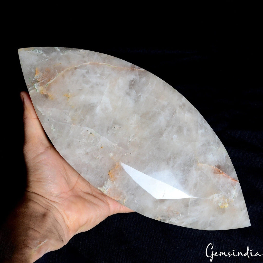 3.56 Kilo Natural Untreated Brown Smoky Quartz Marquise Cut Huge Museum Size Gem
