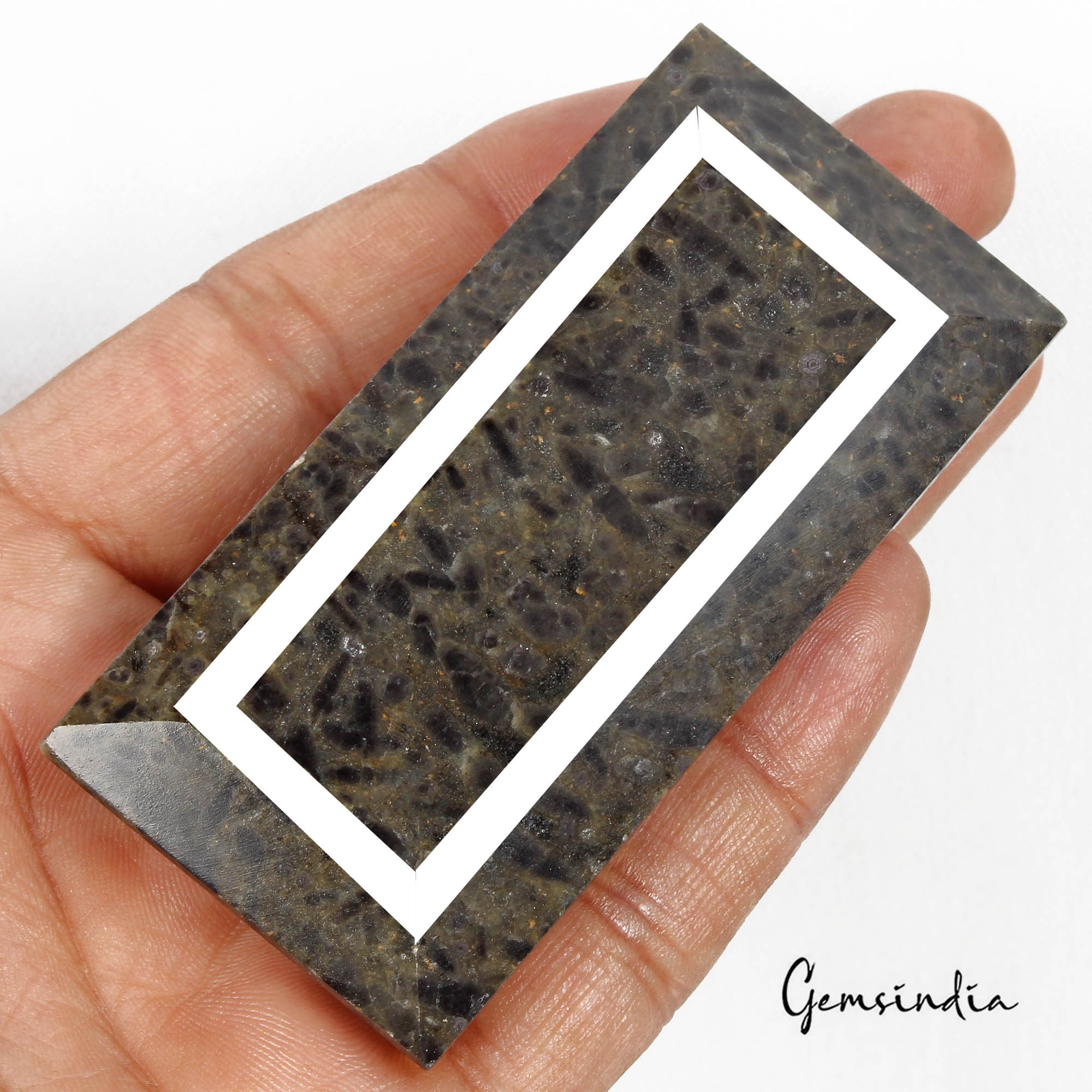 Certified 830 Ct Natural Untreated Brown Leopard Sapphire Baguette Cut Huge Gem