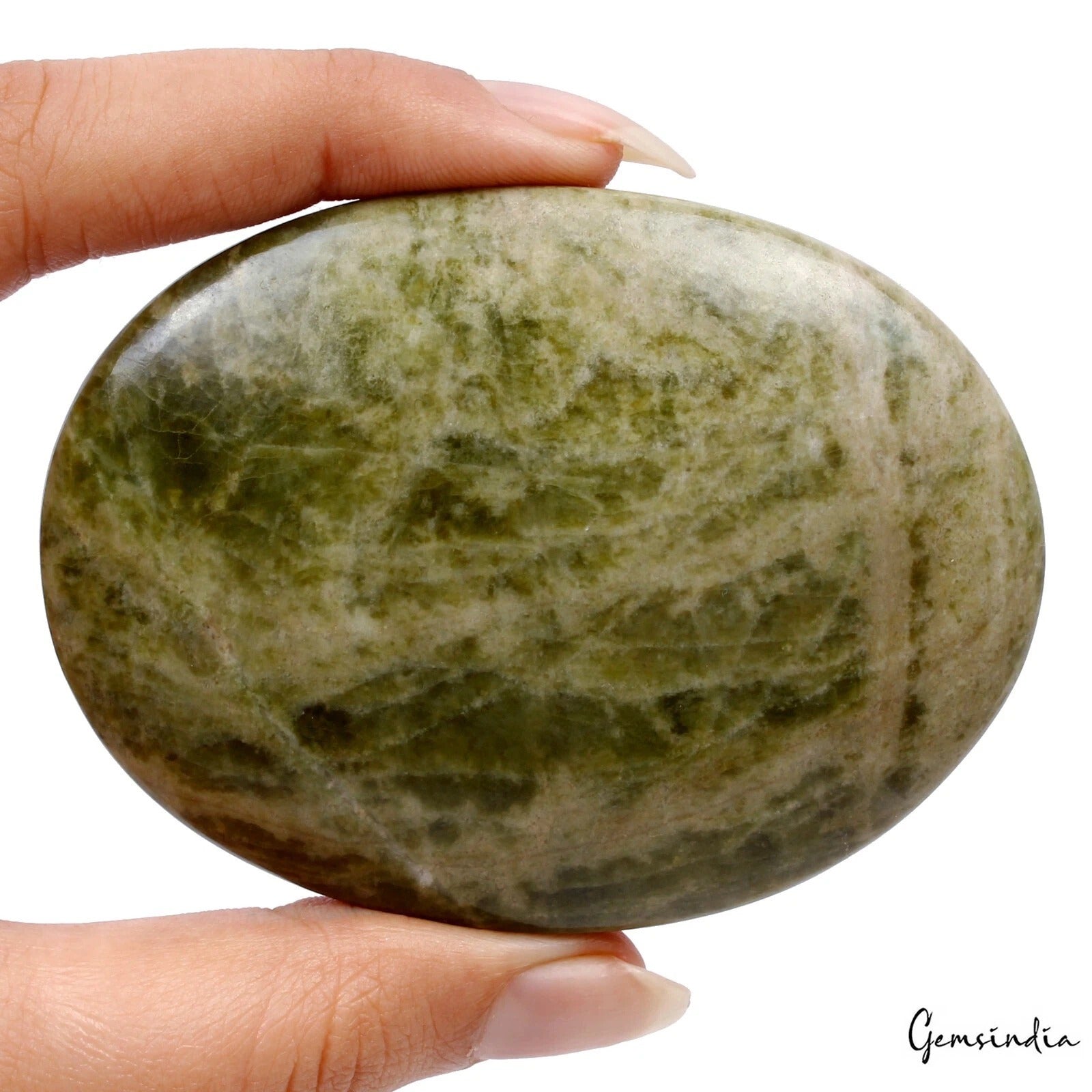 1170 Ct Natural Untreated Green Vessonite Oval Floral Hand Carving Huge Gemstone