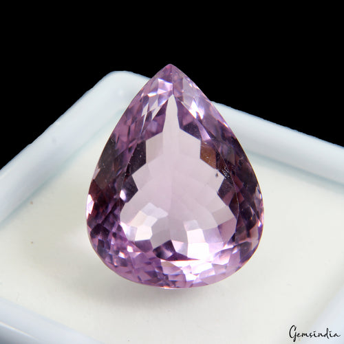 Amethyst Loose Gemstone, Untreated — 21x17x13mm, 28.90 Ct