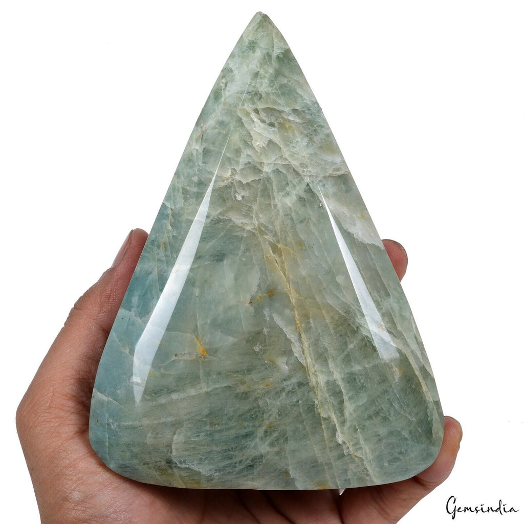 Aquamarine Loose Gemstone, Untreated — 4.6x3x2.3 Inch, 5470 Ct (1.094 Kg), Brazil