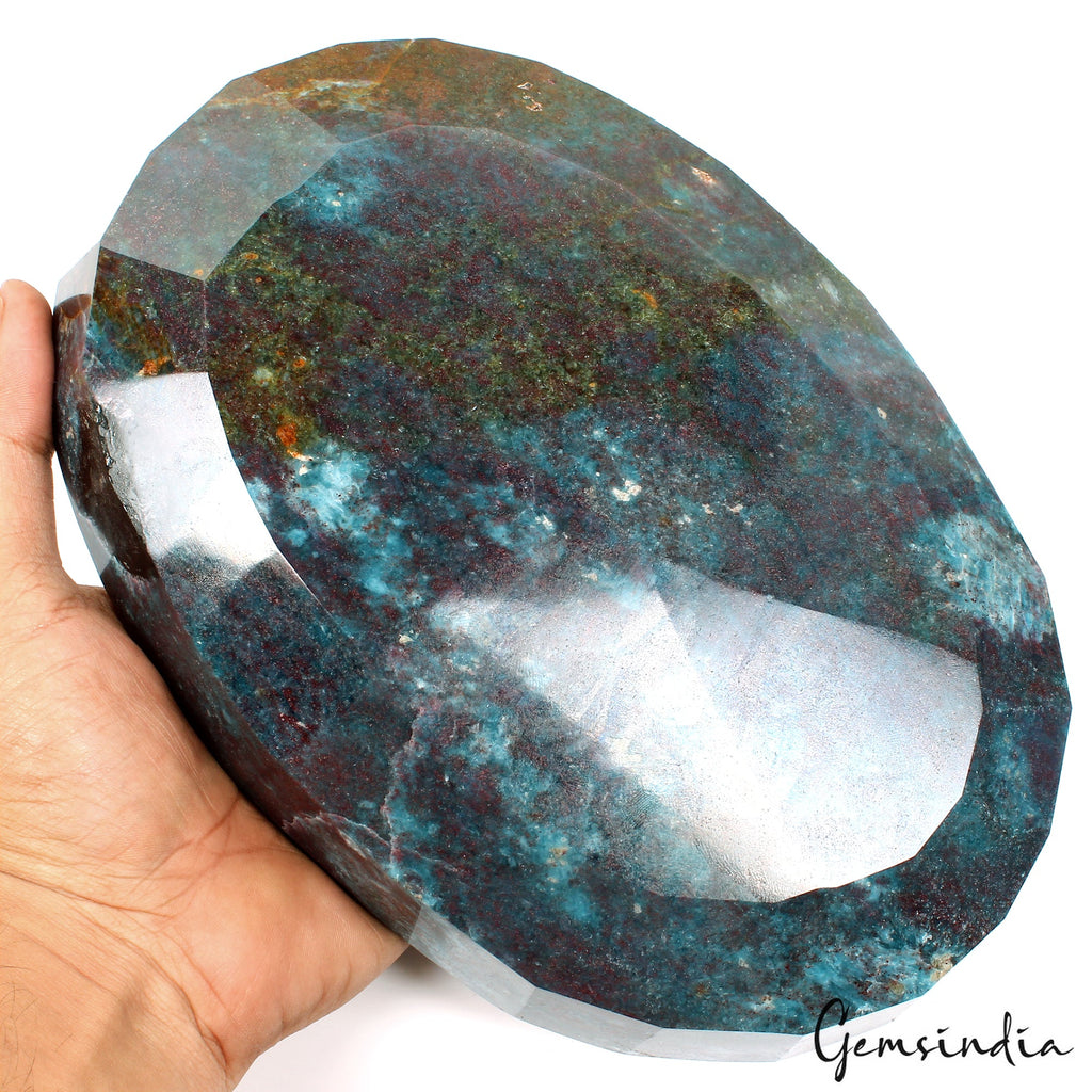 5 Kilo 100% Natural Ruby Kyanite Oval Cut Untreated Large Size Gemstone W Stand