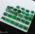 320 Ct/29 Pcs Natural Brazilian Green Emerald Mix Cut Loose Gems Lot For Jewelry