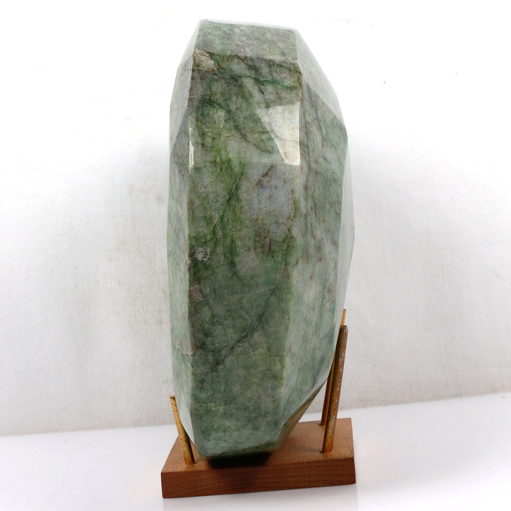 Large Natural Green Emerald 4.7 kilo Oval Cut Faceted Earth Mined Huge Gemstone