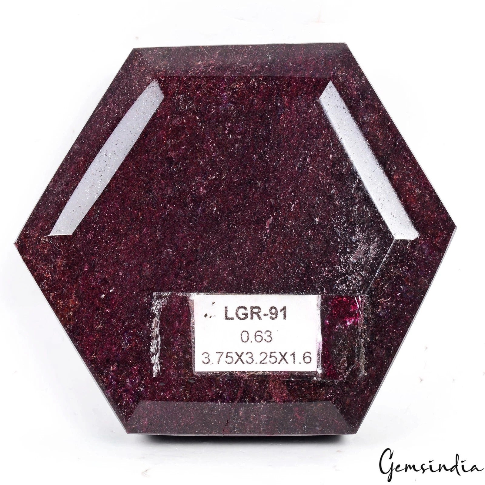 Huge 3150 Cts Natural African Red Ruby Hexagon Cut Earth mined Museum Size Gem