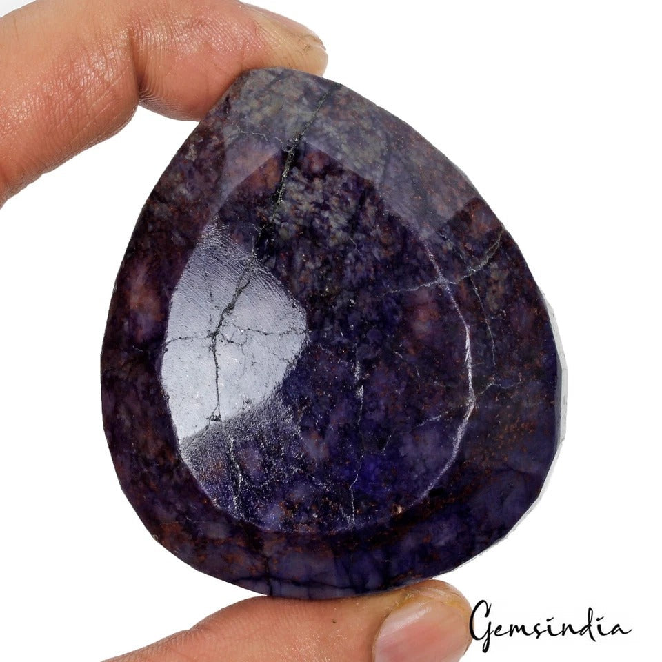 780 Ct Natural Blue Sapphire Pear Cut Faceted Earth Mined Huge Loose Gemstone