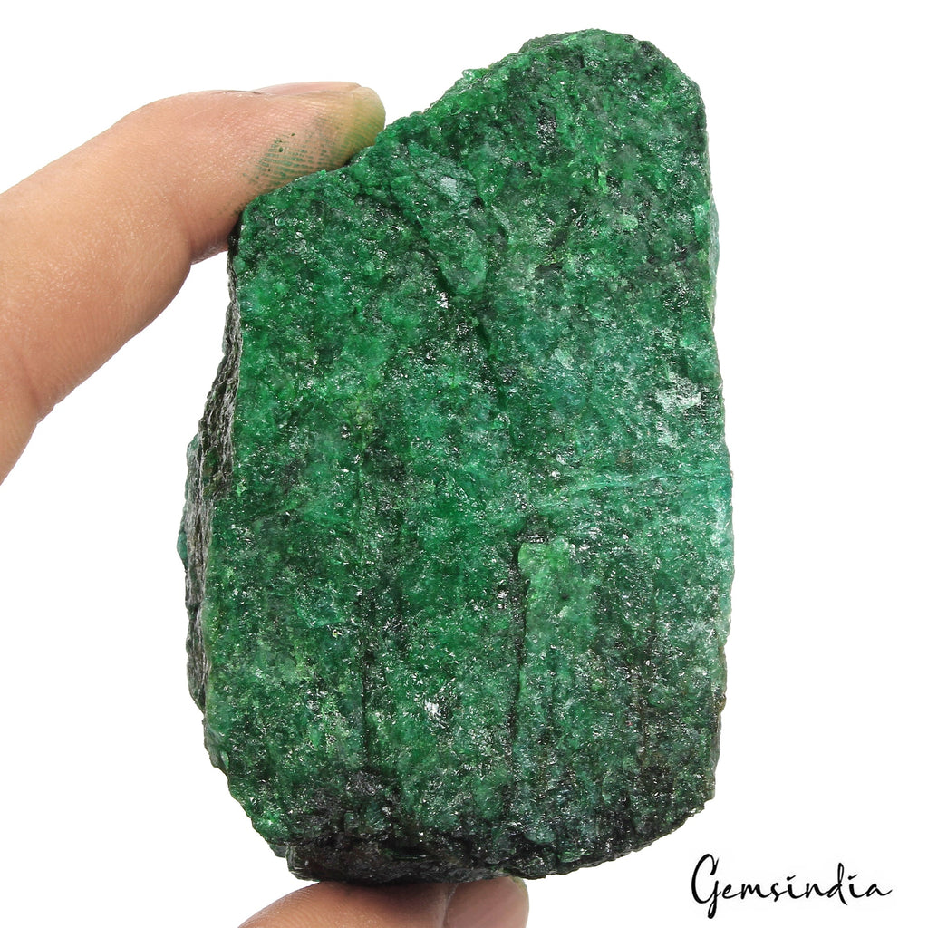 HUGE 1340 Ct Natural Green Emerald Colombian Uncut Rough Loose Gemstone Specimen