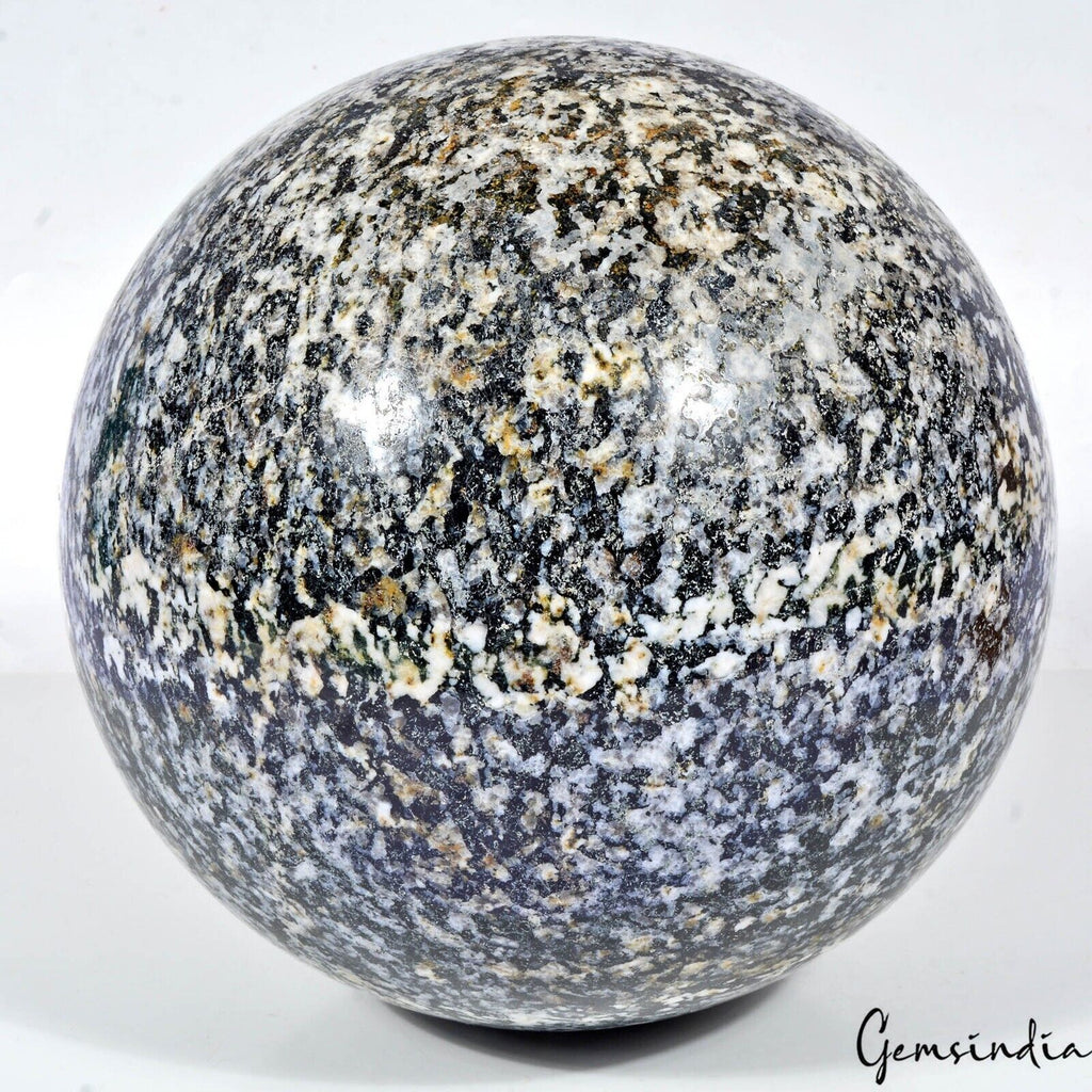 11.5 Kilo Natural Snowflake Obsidian Large Crystal Healing Mineral Sphere/Ball