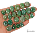 Brazilian Emerald Lot, Cabochon, Color Enhanced, Green — 23 Pieces, 14mm to 24mm, 330 Ct, Brazil