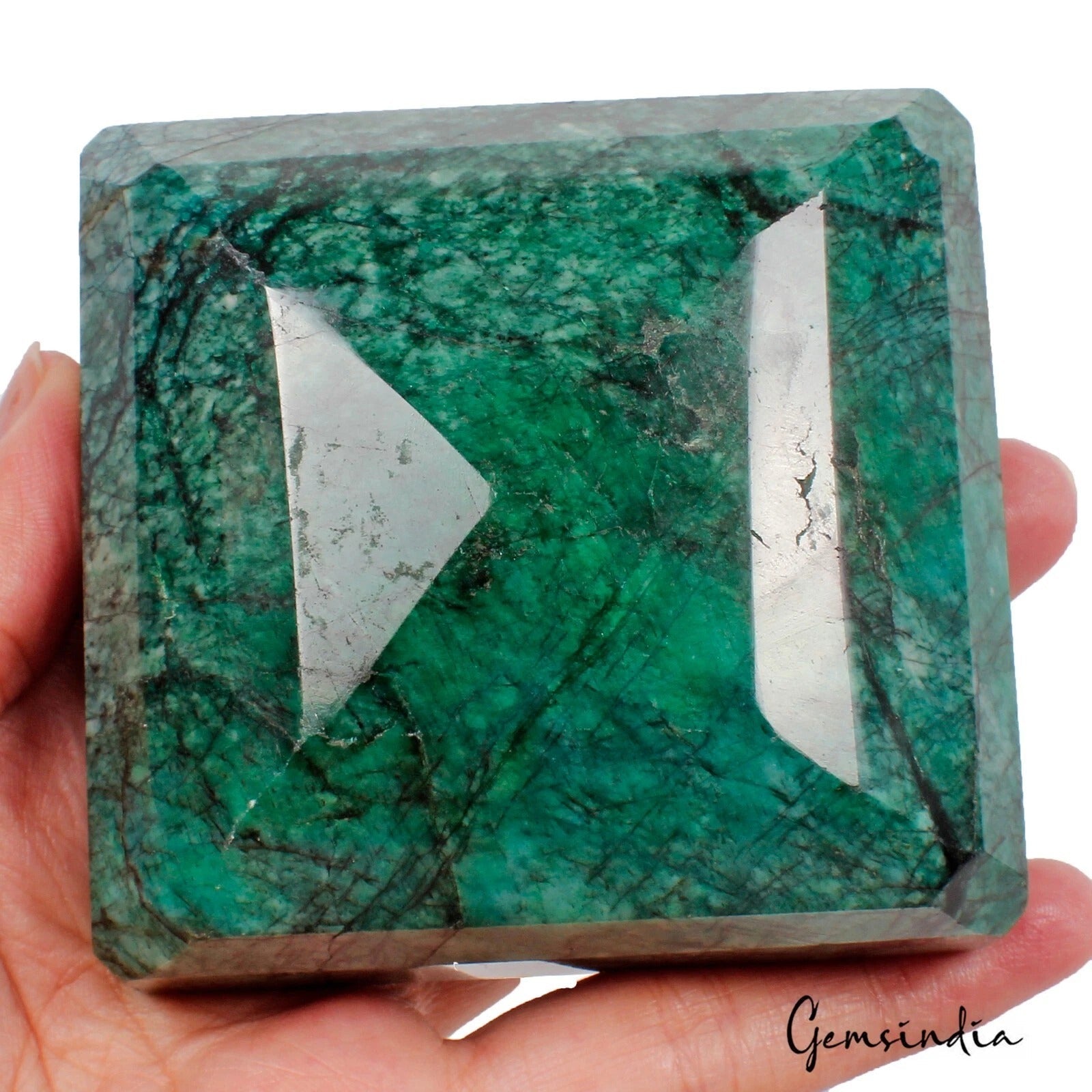 2630 Cts Natural Brazilian Green Emerald Octagon Cut Museum Size Loose Huge Gem