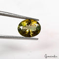 Certified 2.60 Cts Natural Untreated Olive Green Tourmaline Oval Precious Gem
