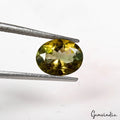 Green Tourmaline Loose Gemstone, Oval Cut Country of, Untreated — 10x8x5mm, 2.60 Ct, Mozambique