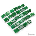 Brazilian Emerald Lot, Loose Gemstone, Color Enhanced, Green — 28 Pieces, 15mm to 19mm, 500 Ct, Brazil