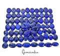Bulk Lot 5000 Cts Natural Blue Lapiz Lazuli Oval Cabochon Drilled Bead Gemstones