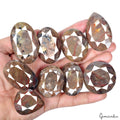 Certified 2500 Cts/9 Pcs Natural Untreated Brown Sapphire Mix Cut Wholesale Gems