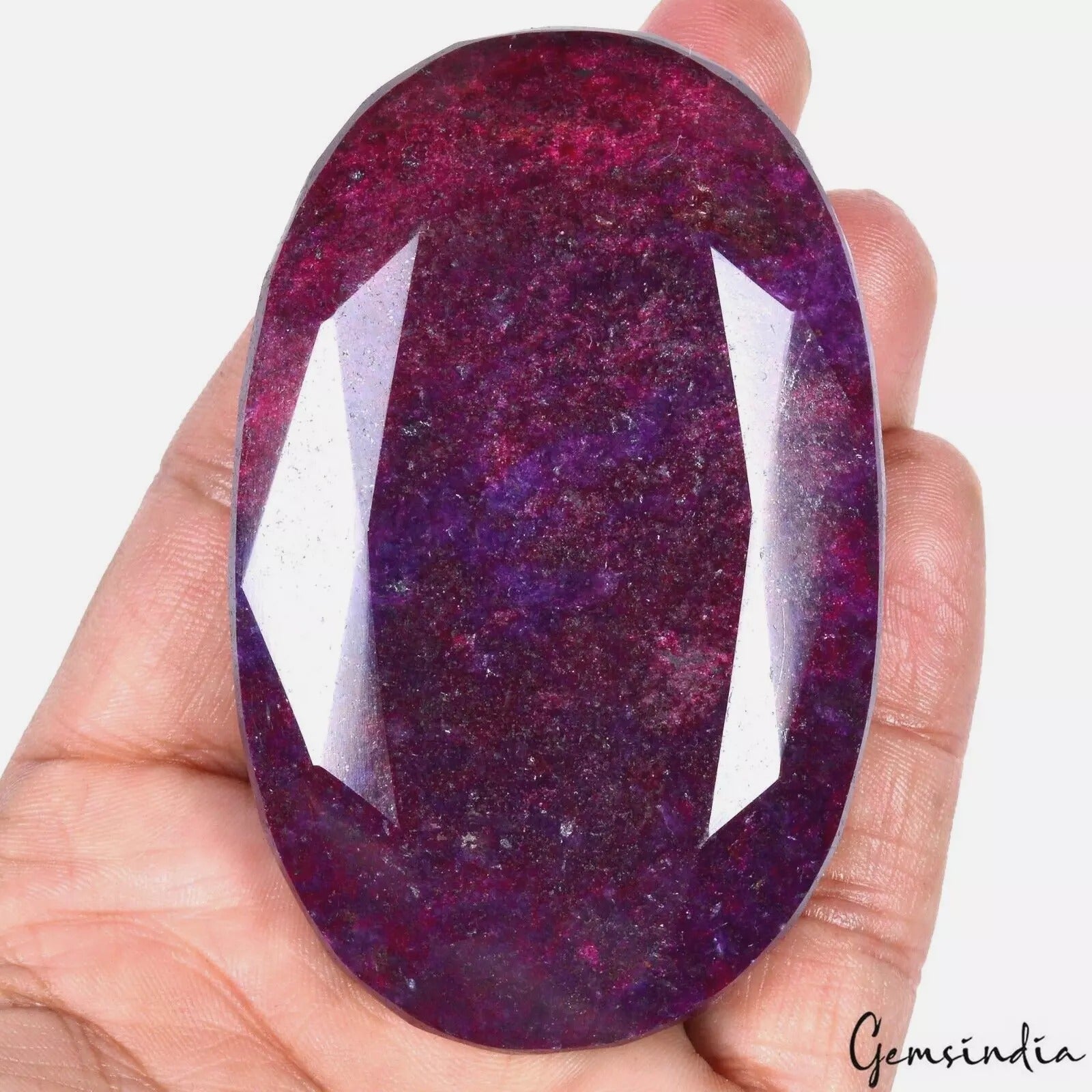 Large Natural Oval Cut Red Ruby 1470 Ct Faceted Huge Loose Treated Gemstone