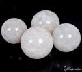 4 Pcs Natural White Crystal Quartz Crystal Sphere Ball Reiki Healing - 2.2 Kilo