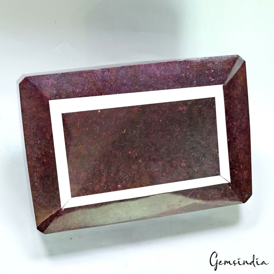 8.8 Kilo Natural Ruby Top Grade Madagascar Large Size Octagon Cut Gemstone AAA
