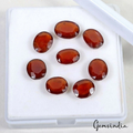 Natural 38.80 Ct Oval Cut Gomed/Garnet High Quality Hessonite Loose Gemstone Lot
