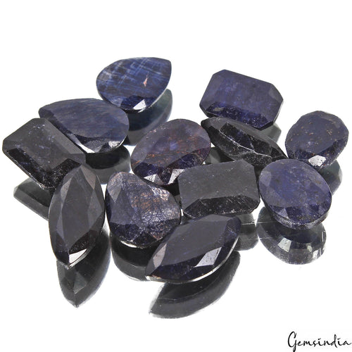 African Blue Sapphire Loose Gemstone, Color Enhanced — 14mm, 172.30 Ct, Africa