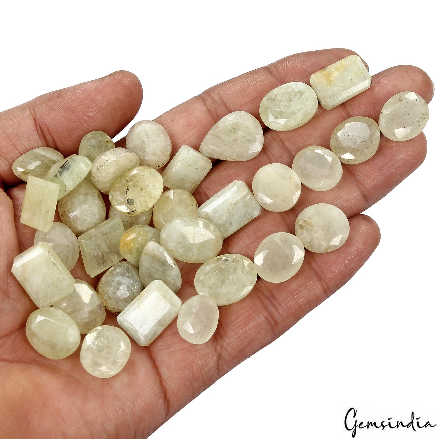 Aquamarine Lot, Loose Gemstone, Untreated — 34 Pieces, 13mm to 19mm, 460 Ct, Brazil