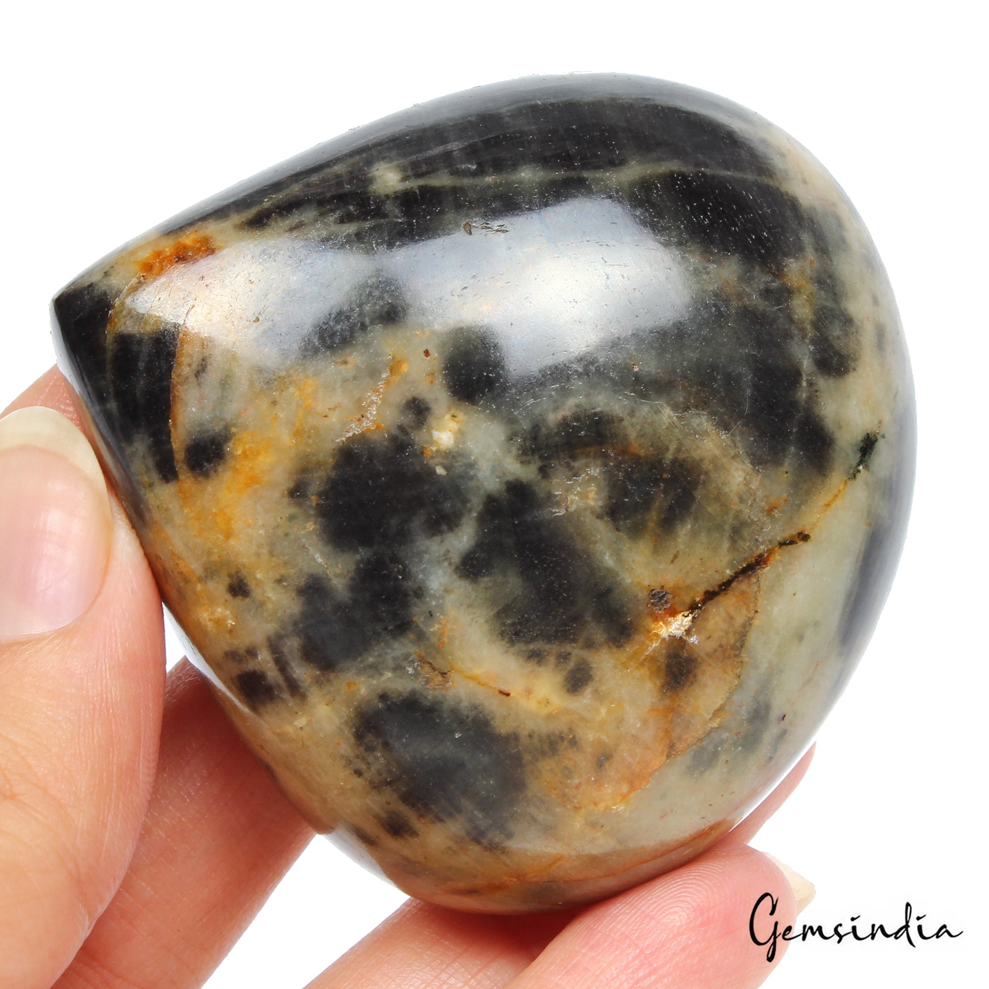 Certified 680 Ct Natural Untreated Brown Black Sapphire Pear Cab Loose Huge Gem