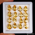 VVS 16 Pcs Natural Citrine 12x8mm Pear Cut Top Quality Loose Untreated Gemstone