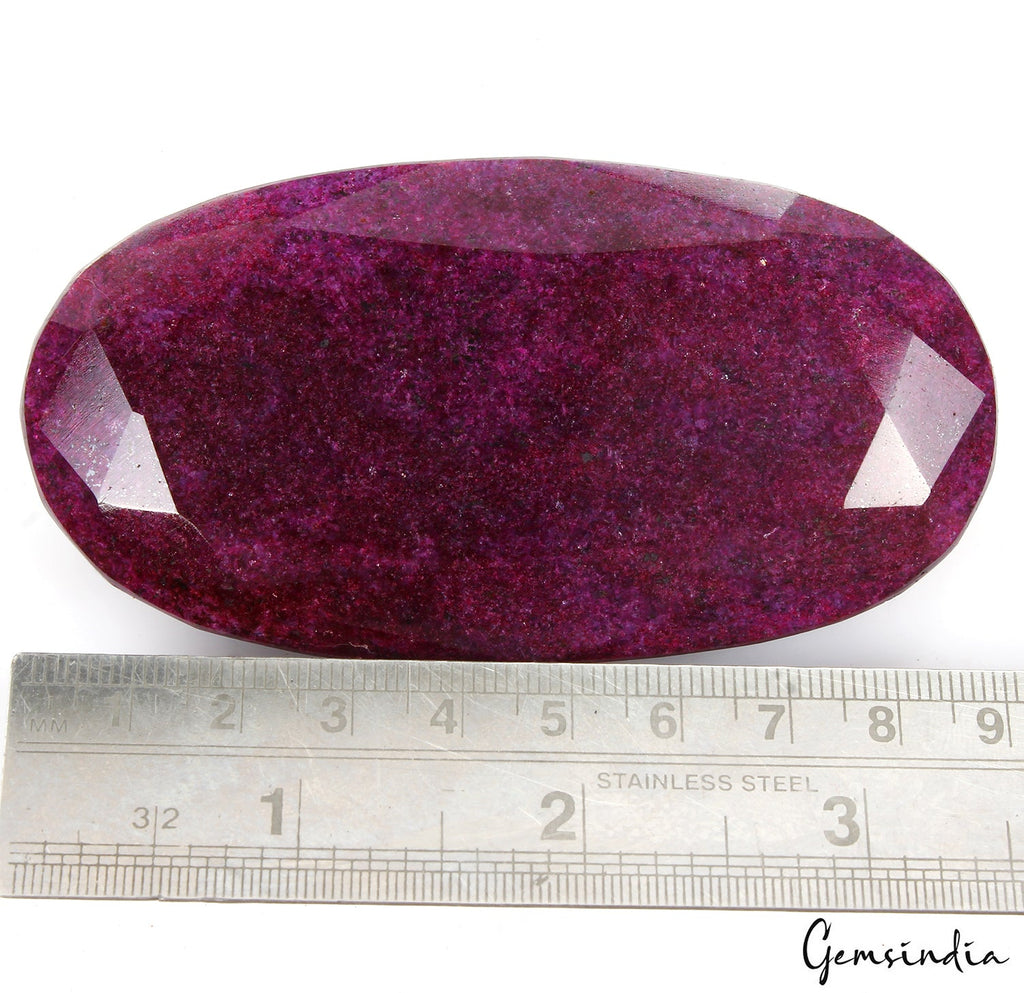 1050 Cts Natural Ruby Huge Oval Faceted Earth Mined Gemstone From Madagascar