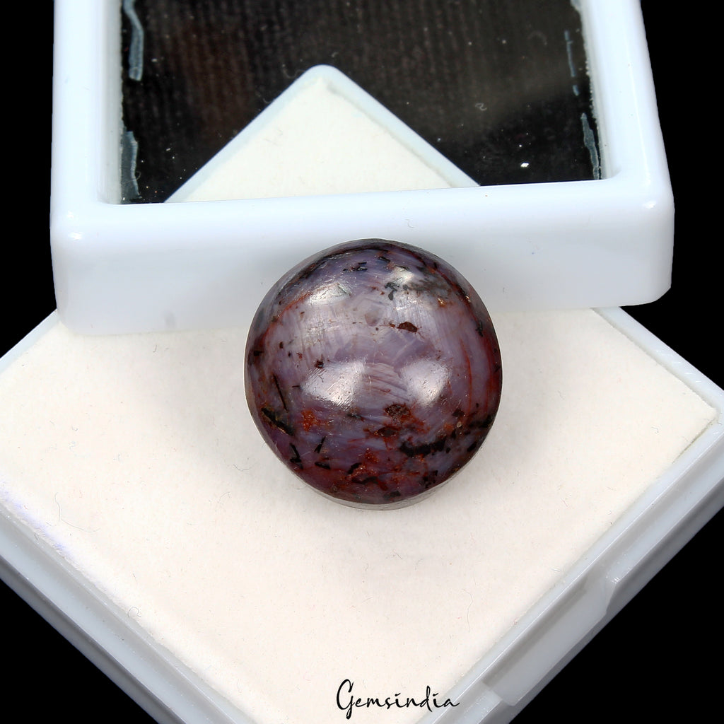 Ruby Cabochon, Red — 16x16x12 mm, 44.55 Ct