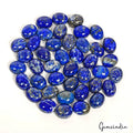 150 Cts/42 Pcs Natural Blue Gold Pyrite Lapis Lazuli Oval Calibrated 10x8mm Gems