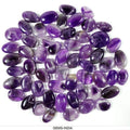 1000 Ct Natural Untreated Purple Amethyst Mix Cabochon Loose Gemstone Lot 58 Pcs