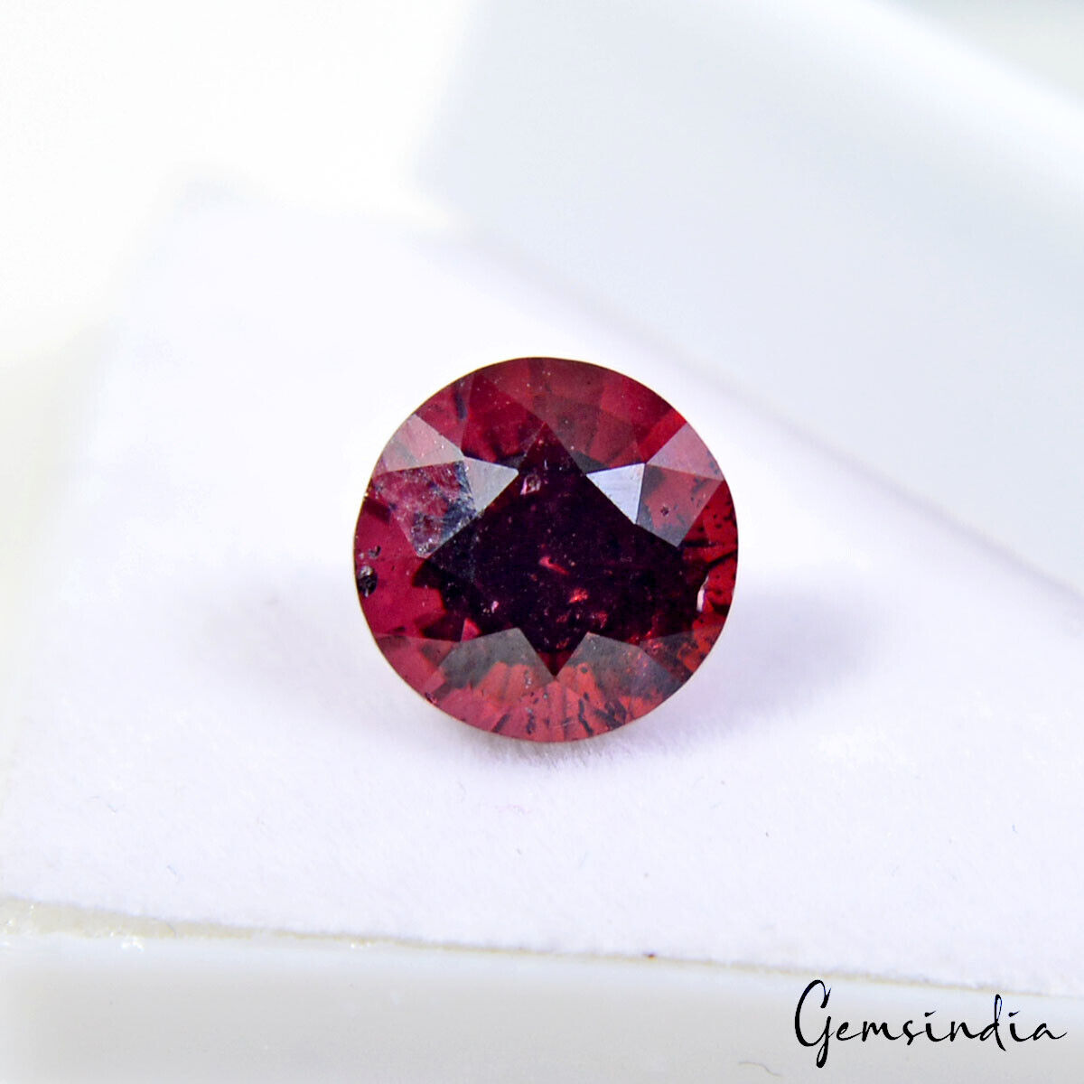 2.70 Cts Natural Untreated Rose Rhodolite Garnet Round Cut Precious Gem For Ring