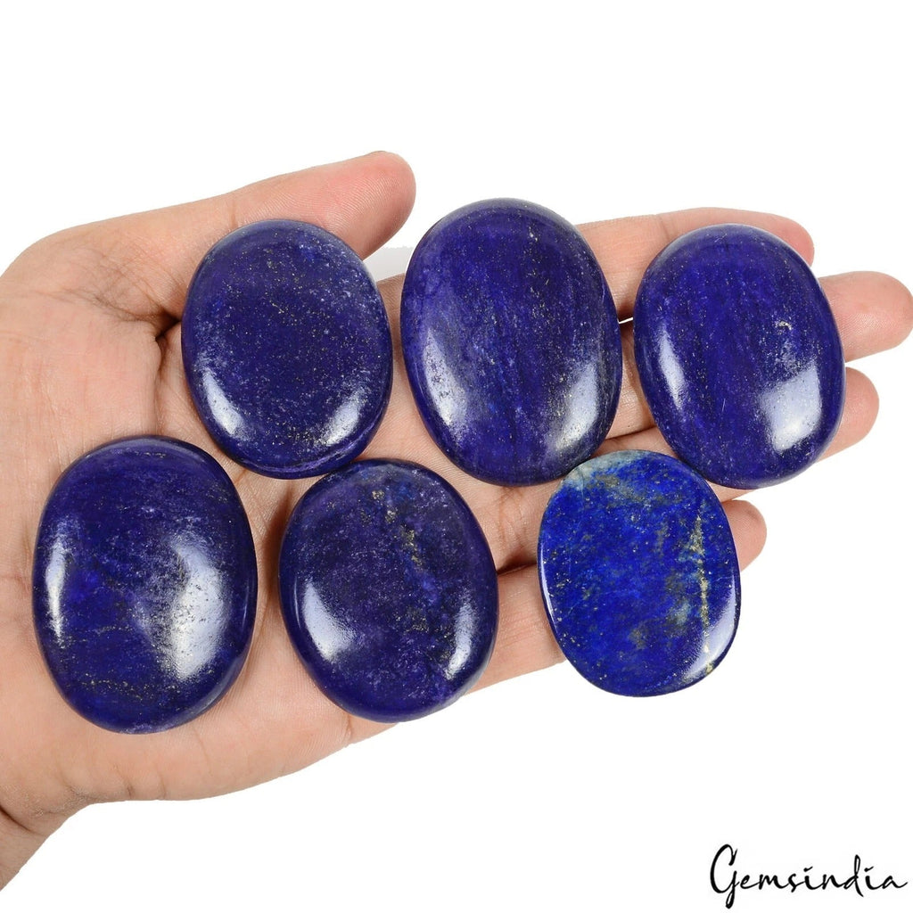 Natural Blue Lapis Lazuli Oval Cab Loose Gemstone Lot 800 Cts For Making Jewelry