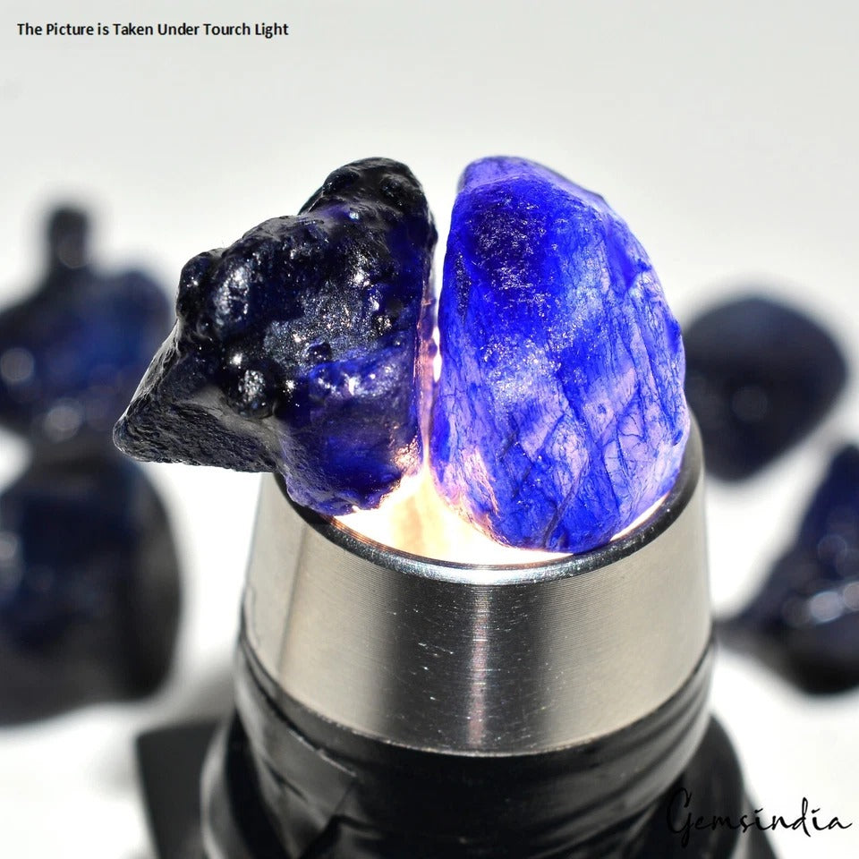 Ceylon Sapphire Rough Specimen, Heated, Blue — 20mm To 24mm, 340 Ct, Sri Lanka