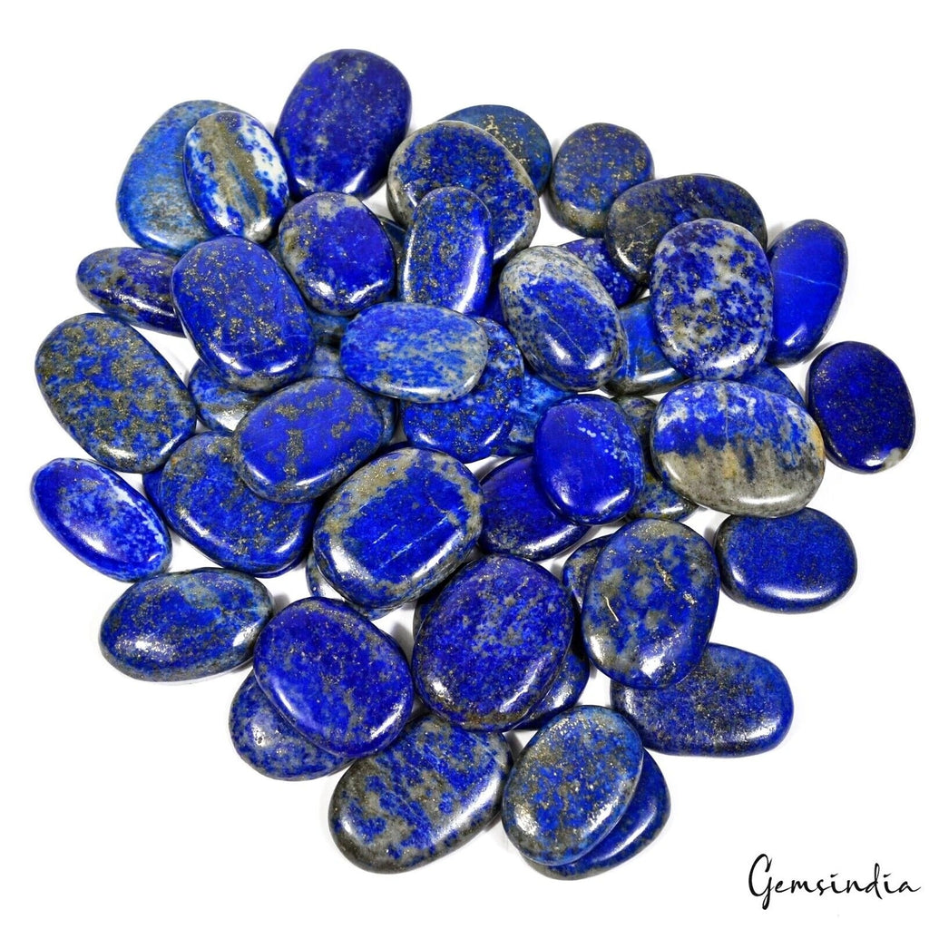 3000 Ct/46Pcs Natural Blue Lapis Lazuli Gold Flecks Mix Cab Loose Wholesale Gems