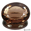 Smoky Quartz Loose Gemstone, Oval Faceted Cut, Untreated — 43x34x18 mm, 172.70 Ct, Madagascar